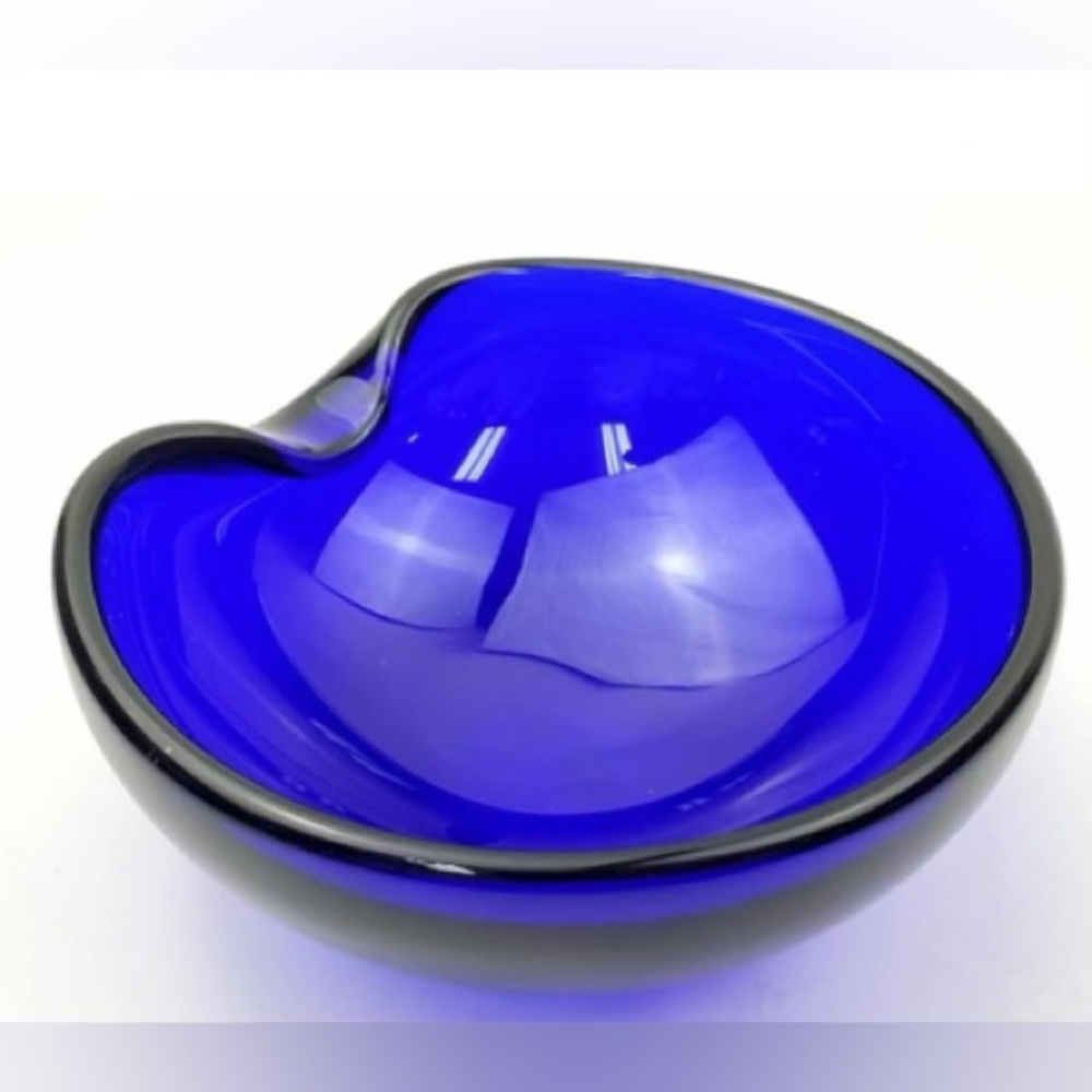Elsa Peretti Blue Thumbprint Bowl